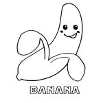 Desenhos de banana para colorir - Blog Ana Giovanna